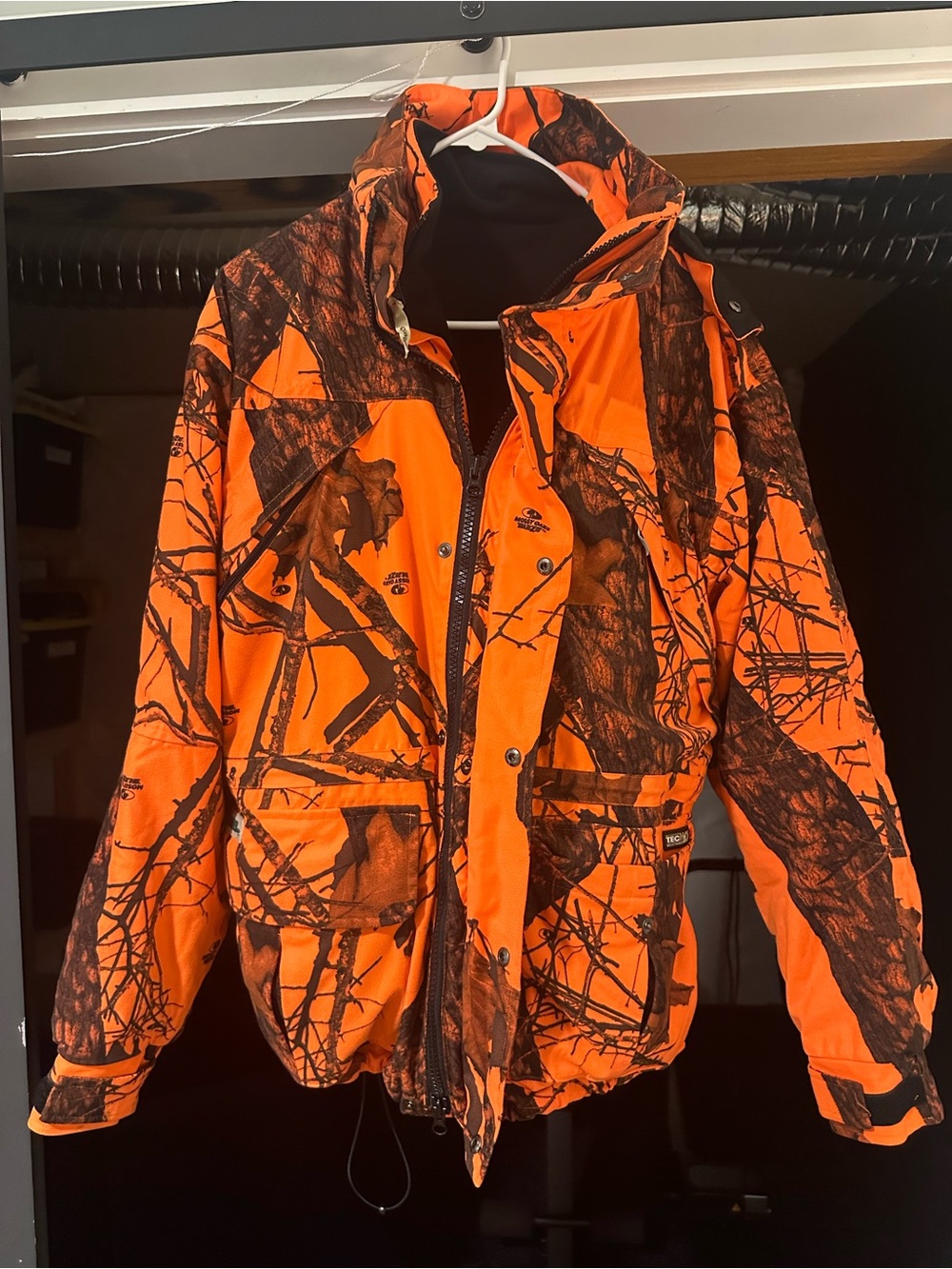 Gander Mountain Men’s Orange Camo- 2 Jackets in One.